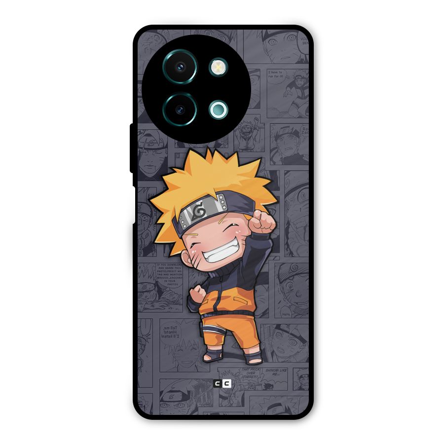 Cute Naruto Uzumaki Metal Back Case for Vivo Y58