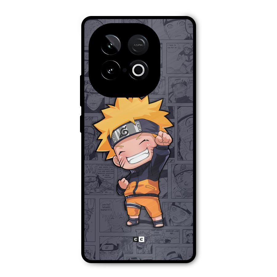 Cute Naruto Uzumaki Metal Back Case for iQOO Neo 10