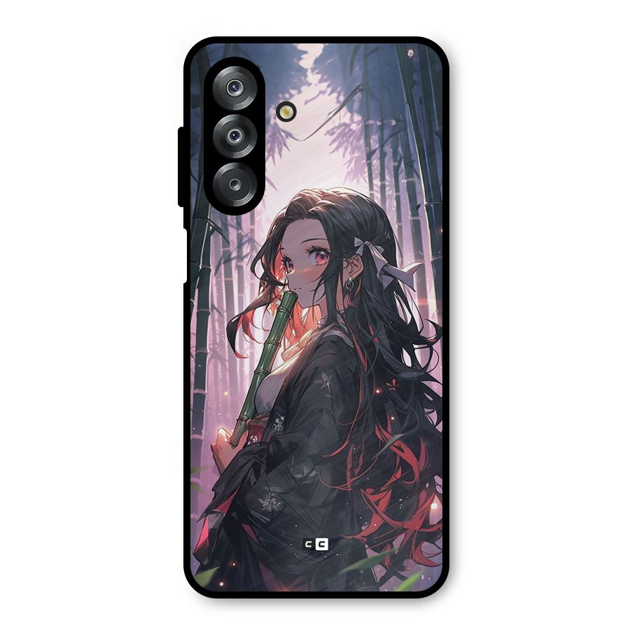 Cute Nezuko Metal Back Case for Galaxy A26