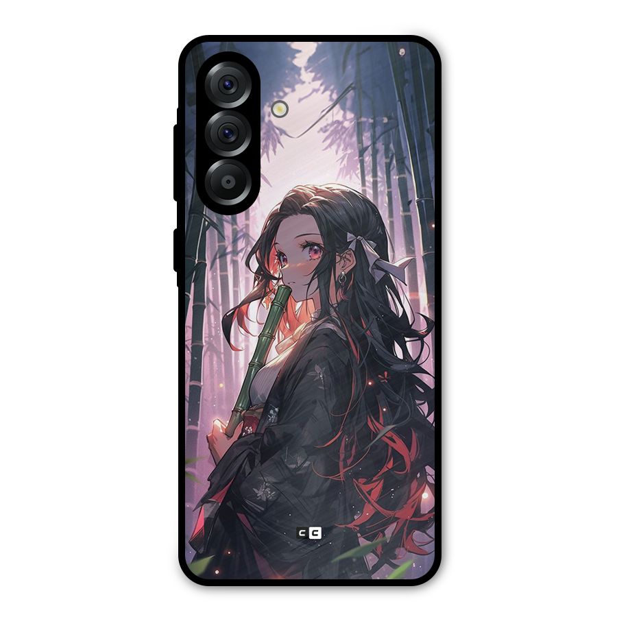 Cute Nezuko Metal Back Case for Galaxy A36