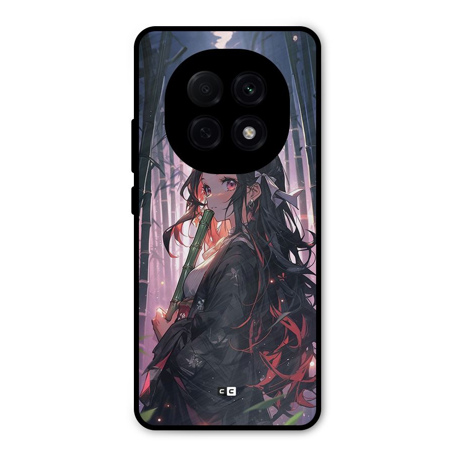 Cute Nezuko Metal Back Case for Oppo F29 Pro