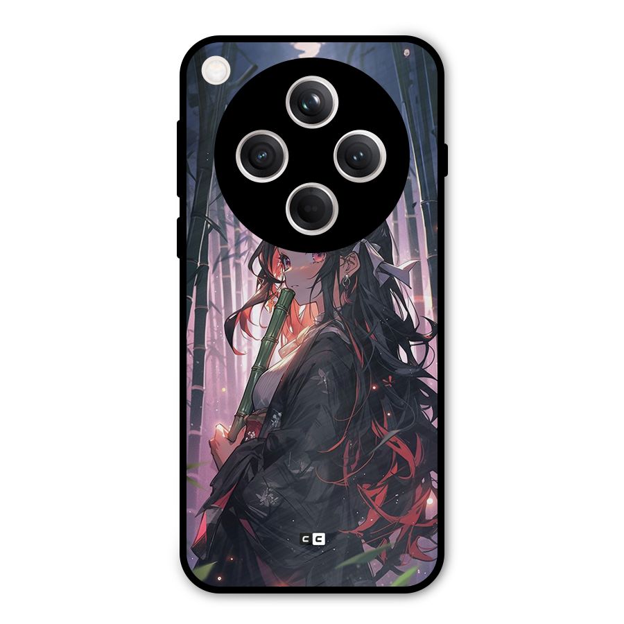 Cute Nezuko Metal Back Case for Oppo Find X8
