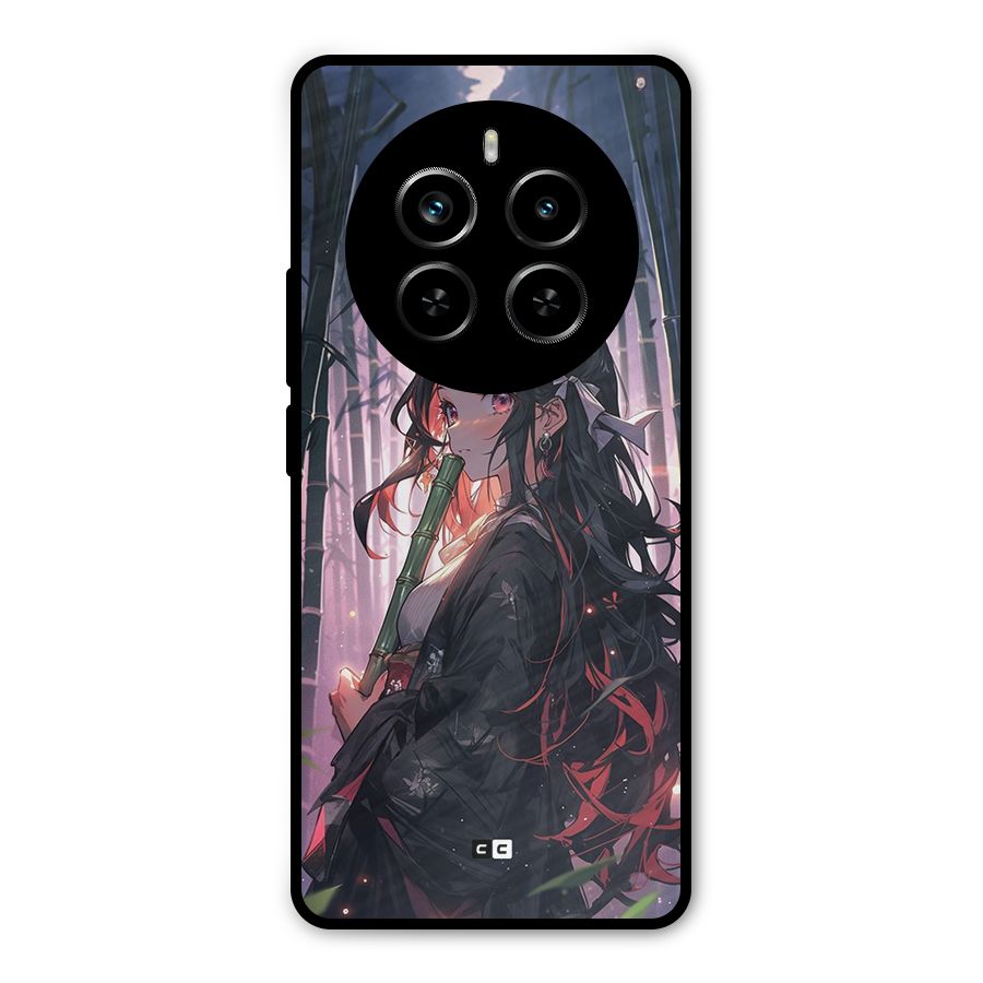 Cute Nezuko Metal Back Case for Realme P1 Pro