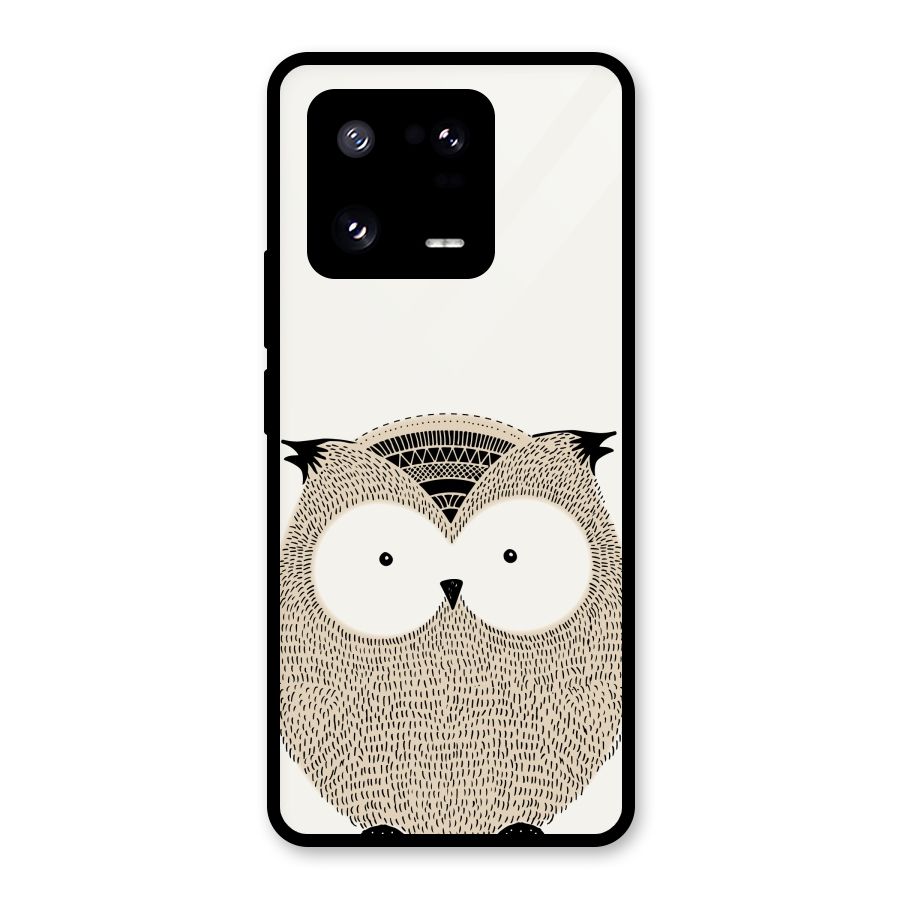 Cute Owl Glass Back Case for Xiaomi 13 Pro