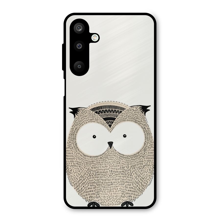 Cute Owl Metal Back Case for Galaxy M16