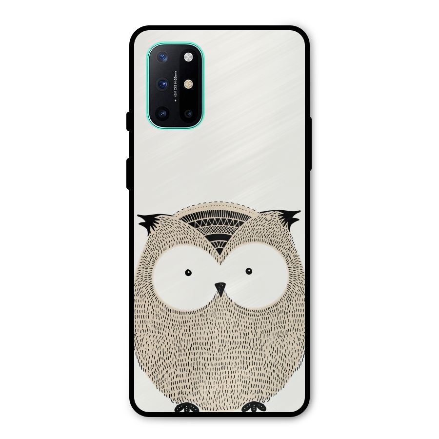 Cute Owl Metal Back Case for OnePlus 8T