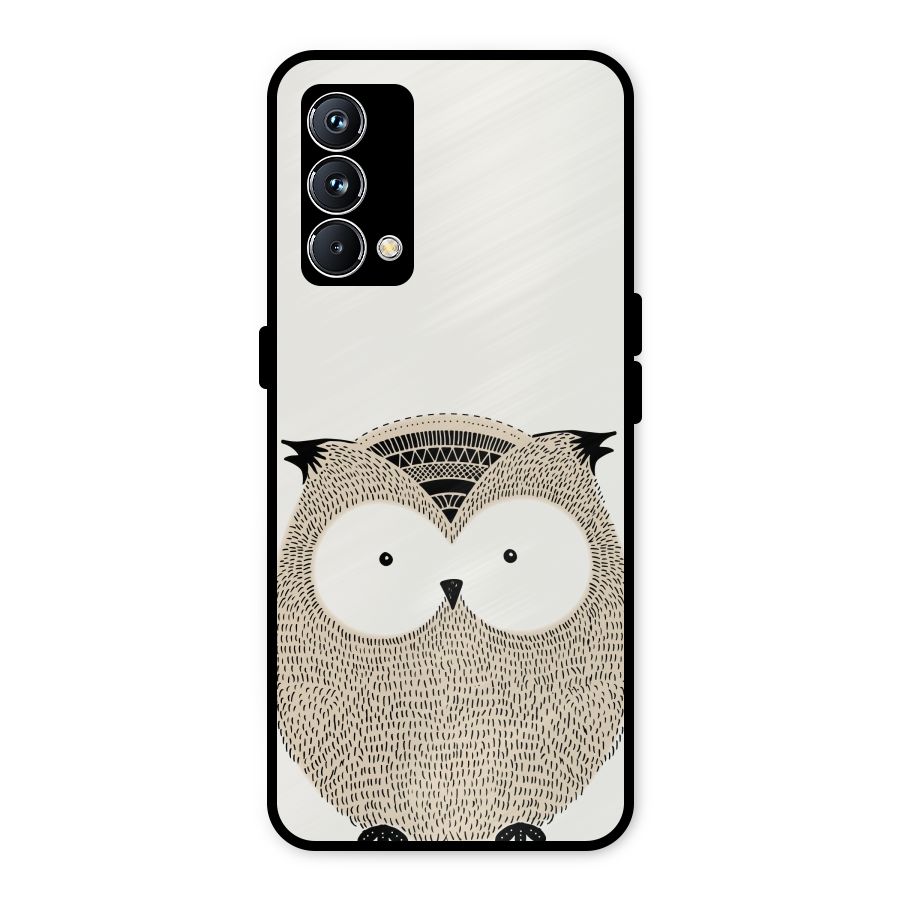 Cute Owl Metal Back Case for Realme GT Master Edition