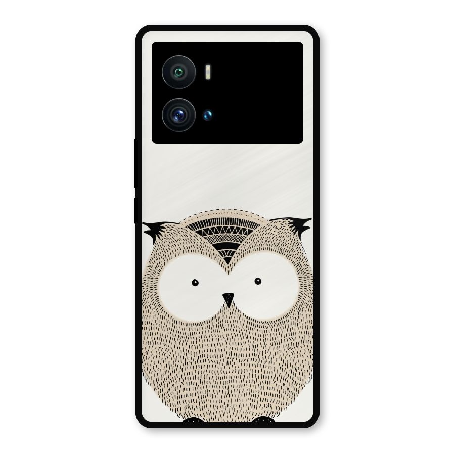 Cute Owl Metal Back Case for iQOO 9 Pro
