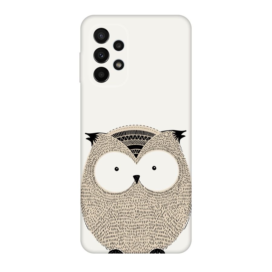 Cute Owl Original Polycarbonate Back Case for Galaxy A23