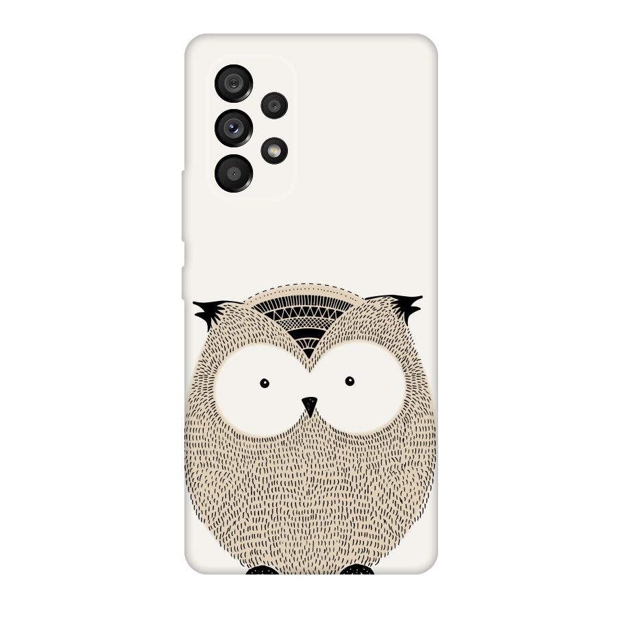 Cute Owl Original Polycarbonate Back Case for Galaxy A53 5G
