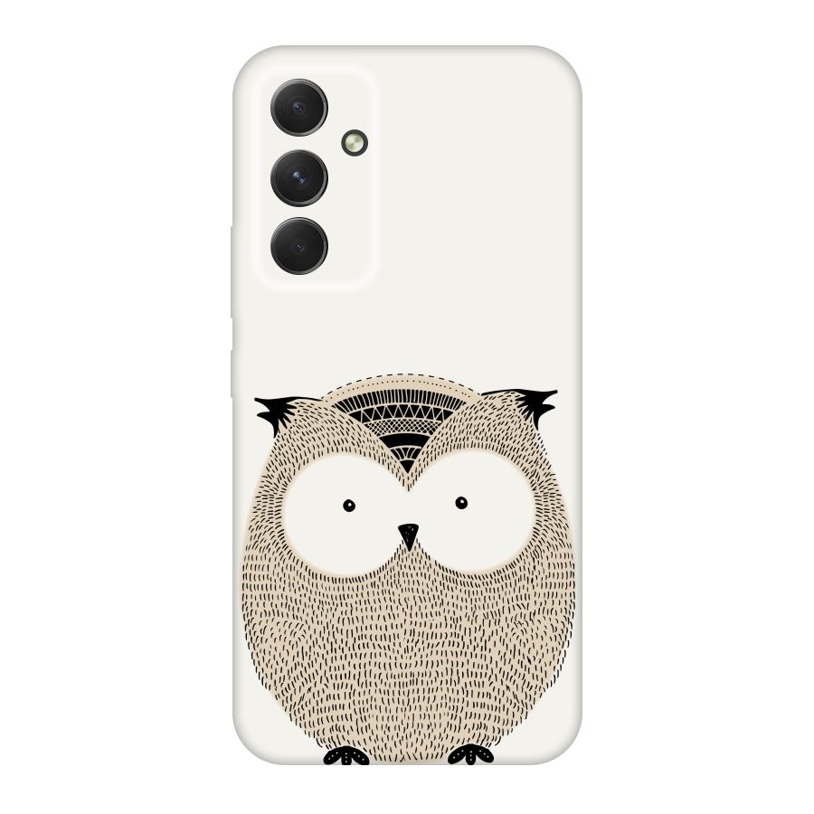 Cute Owl Original Polycarbonate Back Case for Galaxy A54
