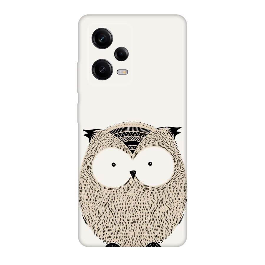 Cute Owl Original Polycarbonate Back Case for Redmi Note 12 Pro