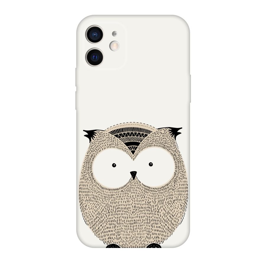 Cute Owl Original Polycarbonate Back Case for iPhone 12