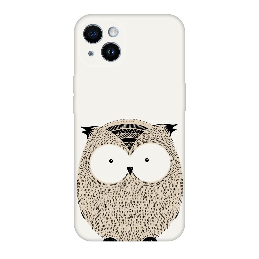 Cute Owl Original Polycarbonate Back Case for iPhone 14