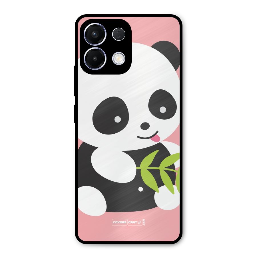 Cute Panda Pink Metal Back Case for Oppo K13