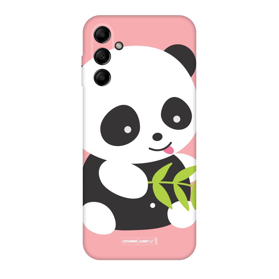 Cute Panda Pink Original Polycarbonate Back Case for Galaxy A14 5G
