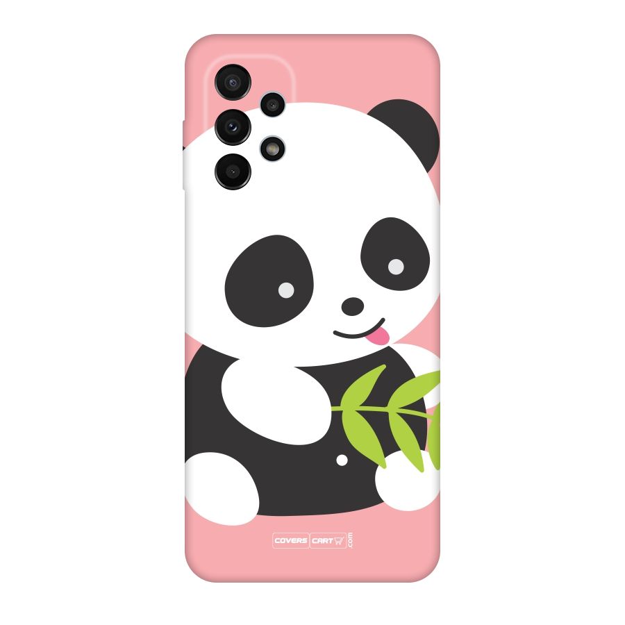 Cute Panda Pink Original Polycarbonate Back Case for Galaxy A23