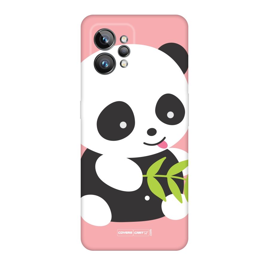 Cute Panda Pink Original Polycarbonate Back Case for Realme GT2 Pro