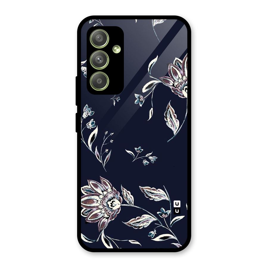 Cute Petals Glass Back Case for Galaxy A54