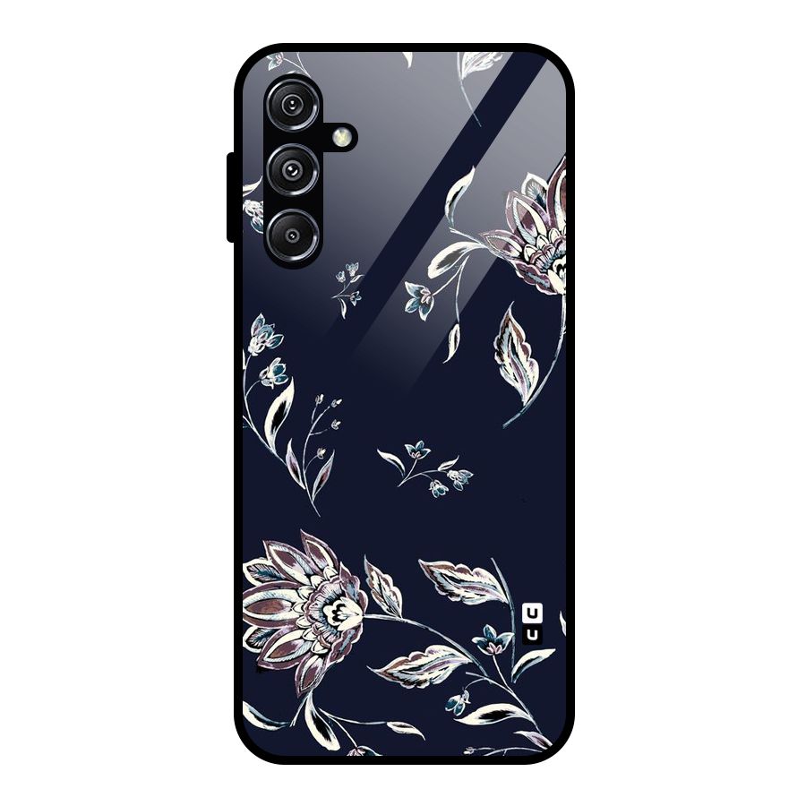 Cute Petals Glass Back Case for Galaxy M34 5G