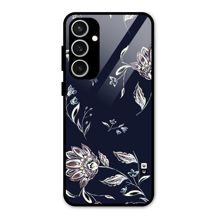 Cute Petals Glass Back Case for Galaxy S23 FE