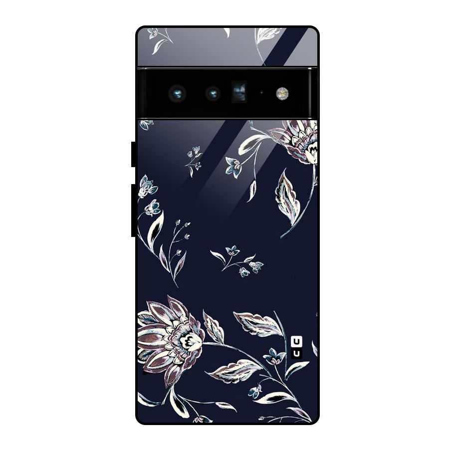 Cute Petals Glass Back Case for Google Pixel 6 Pro