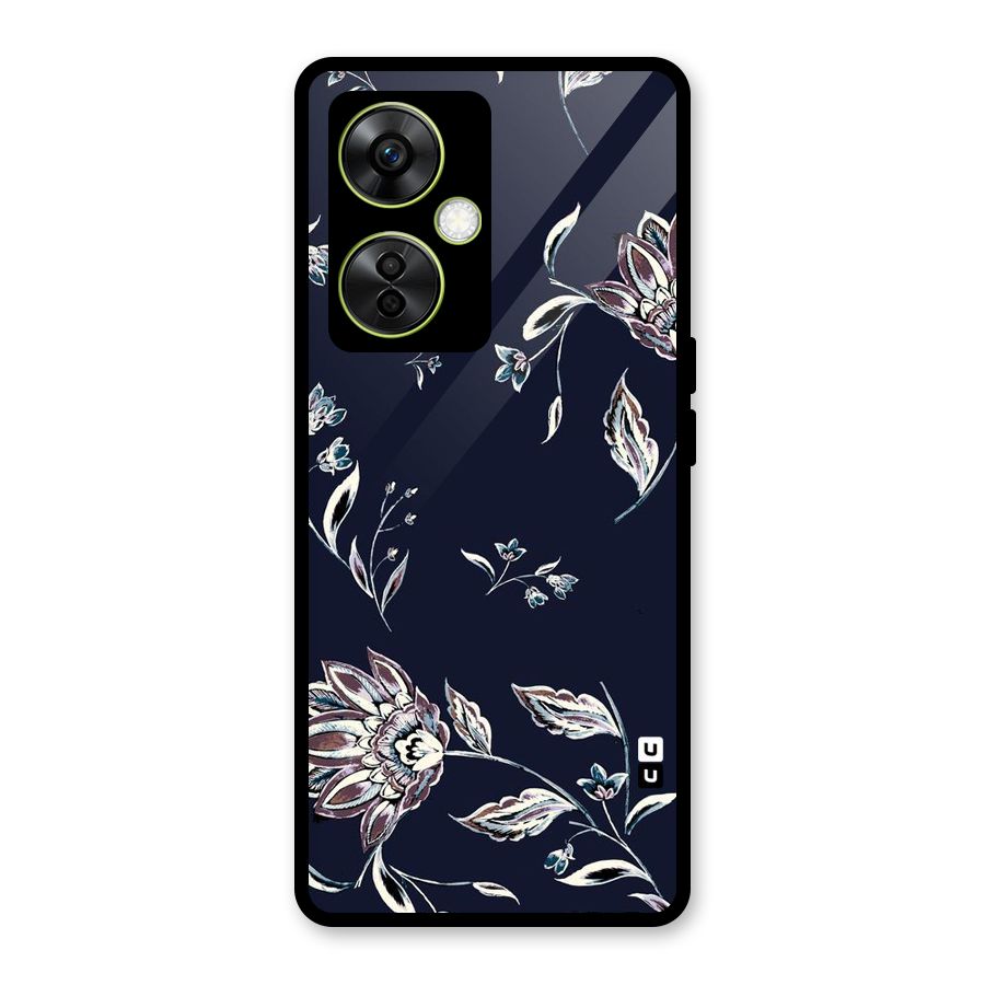 Cute Petals Glass Back Case for OnePlus Nord CE 3 Lite