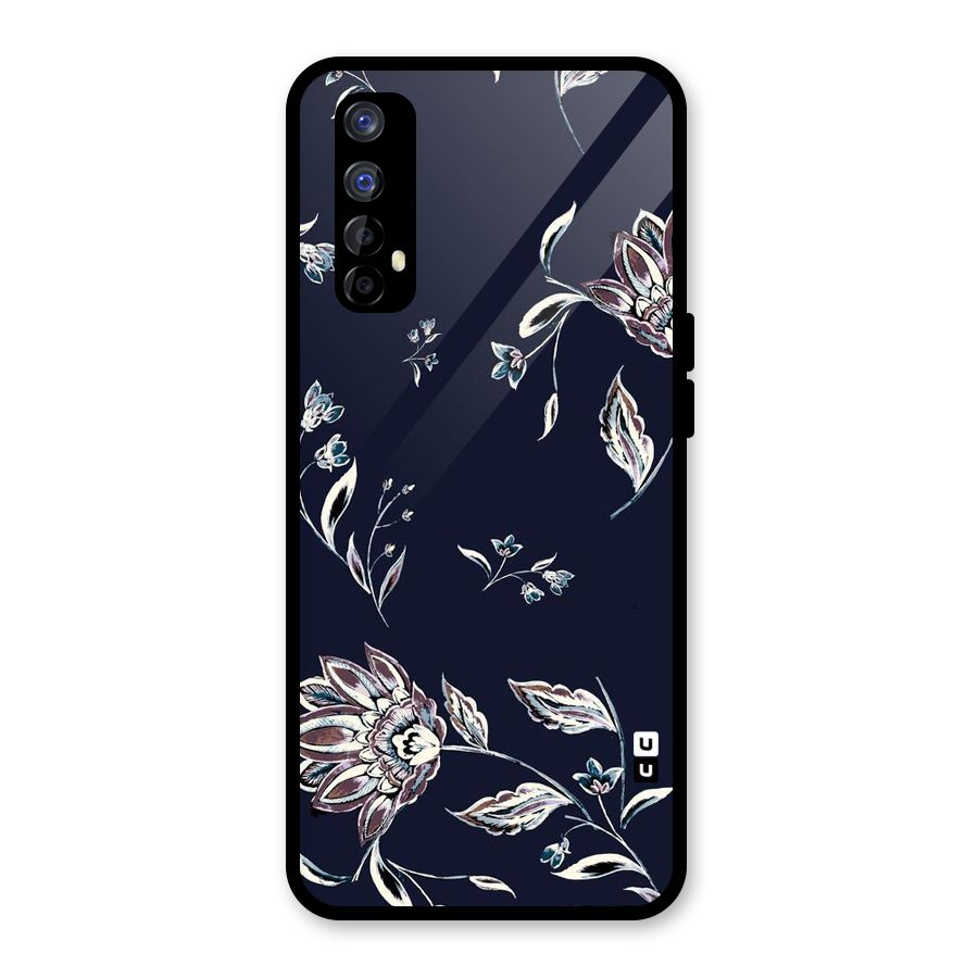 Cute Petals Glass Back Case for Realme 7