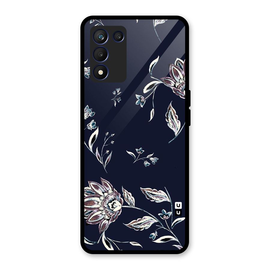 Cute Petals Glass Back Case for Realme 9 5G Speed