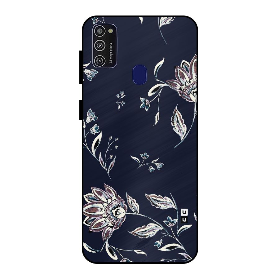 Cute Petals Metal Back Case for Galaxy M21