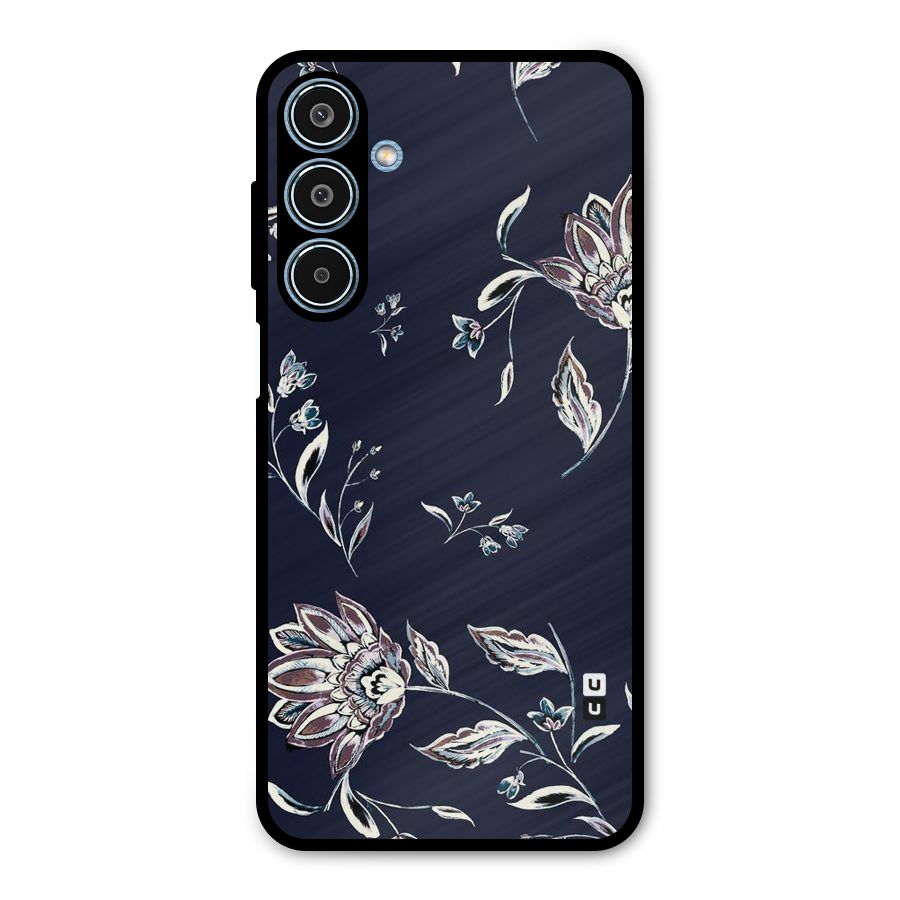 Cute Petals Metal Back Case for Galaxy M35