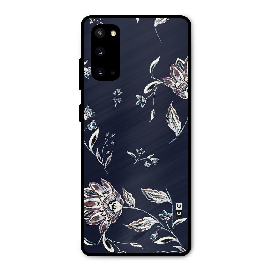 Cute Petals Metal Back Case for Galaxy S20