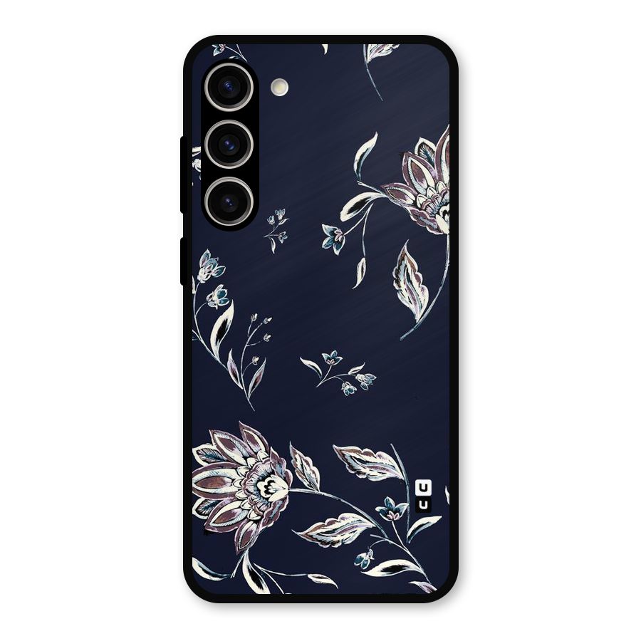 Cute Petals Metal Back Case for Galaxy S23 Plus