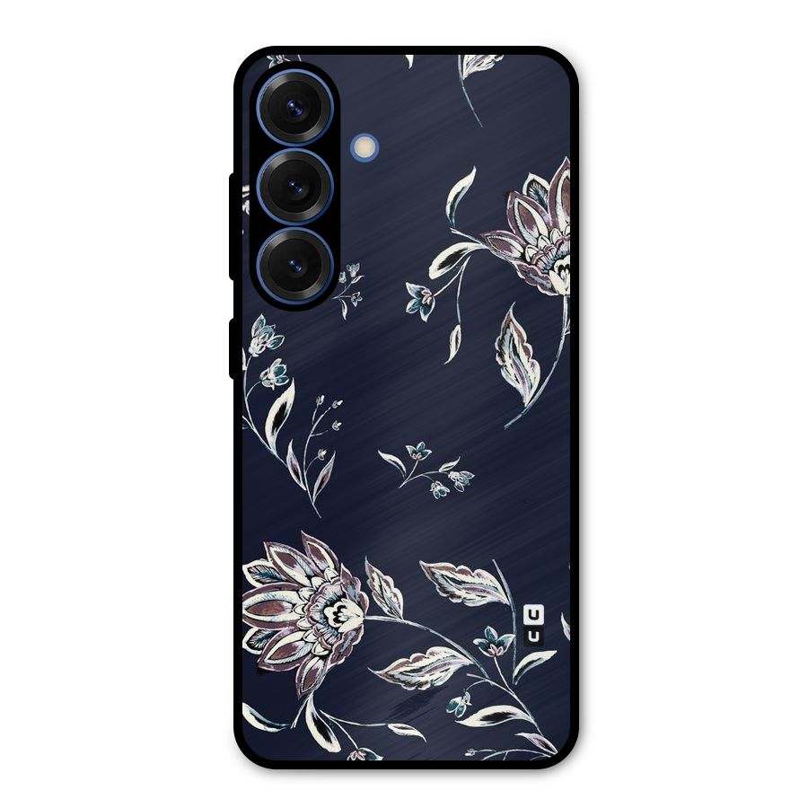 Cute Petals Metal Back Case for Galaxy S25