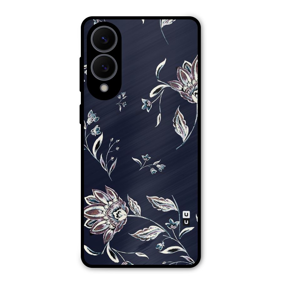 Cute Petals Metal Back Case for Galaxy S25 Edge
