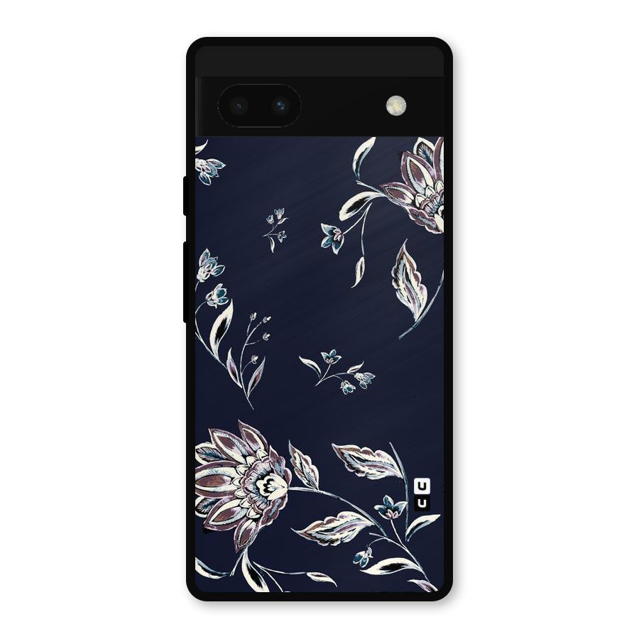 Cute Petals Metal Back Case for Google Pixel 6a
