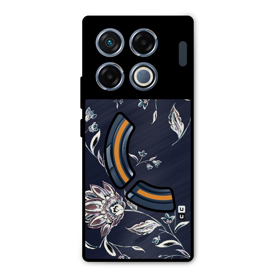 Cute Petals Metal Back Case for Infinix GT 20 Pro