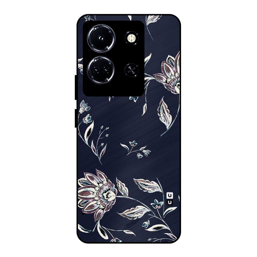 Cute Petals Metal Back Case for Infinix Note 30 5G