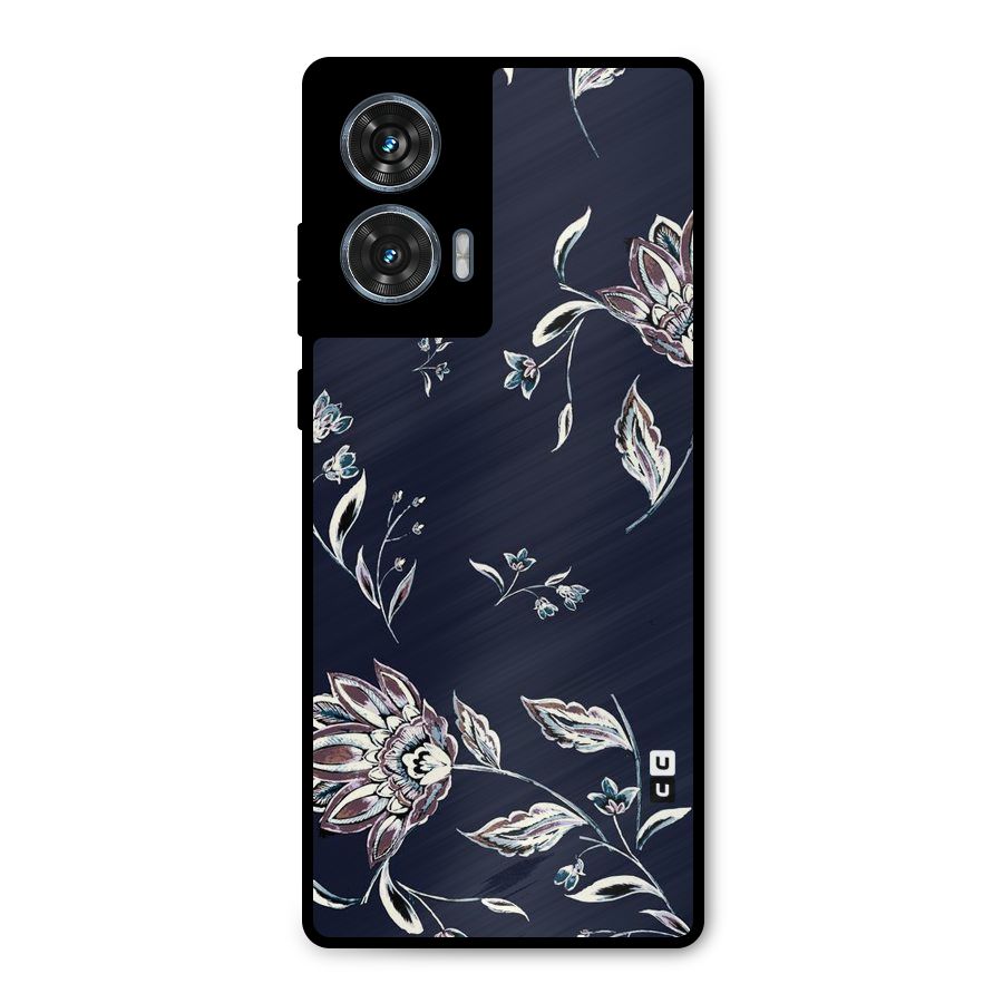 Cute Petals Metal Back Case for Motorola Edge 50 Fusion