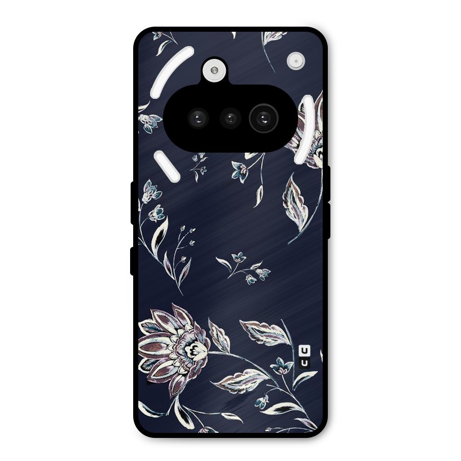 Cute Petals Metal Back Case for Nothing Phone 3a