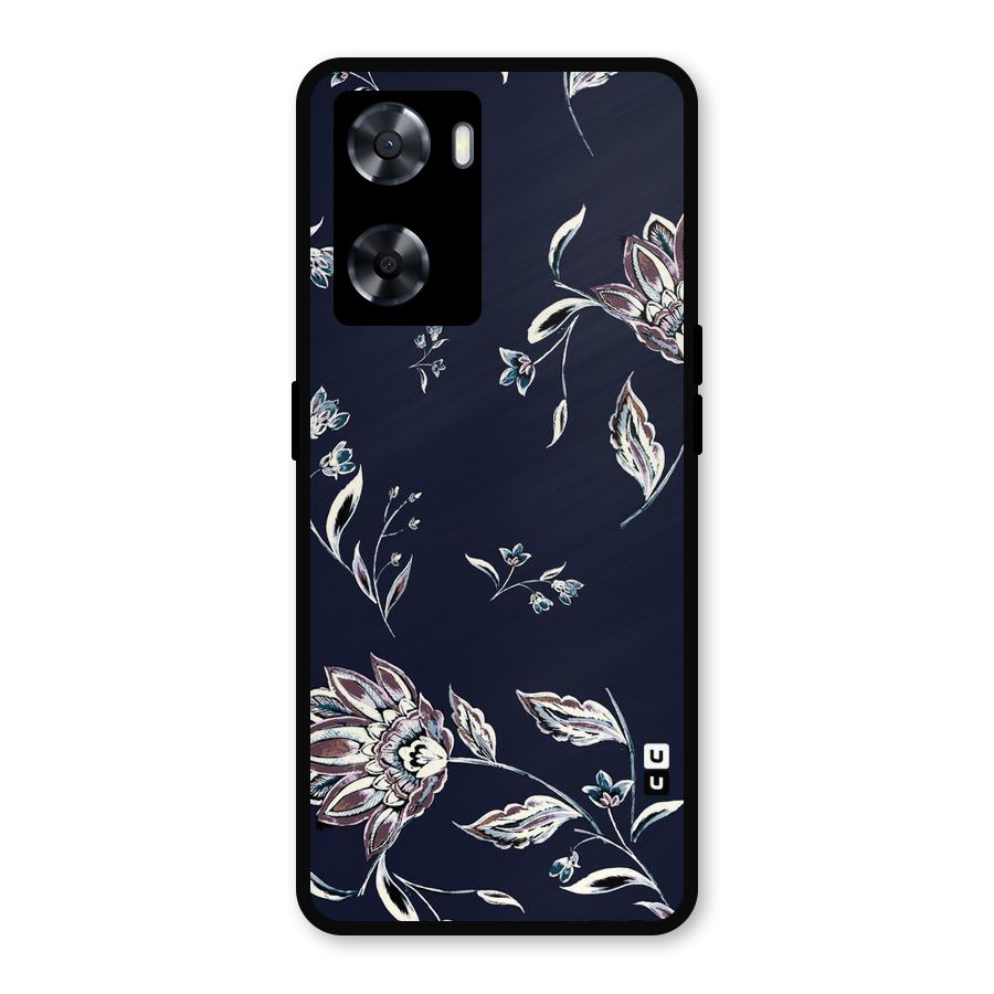 Cute Petals Metal Back Case for Oppo A77s