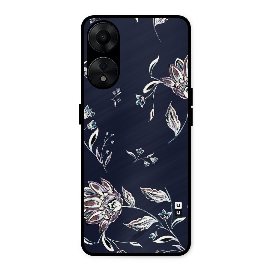 Cute Petals Metal Back Case for Oppo A78 5G