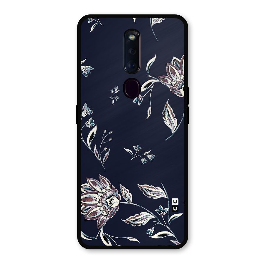 Cute Petals Metal Back Case for Oppo F11 Pro