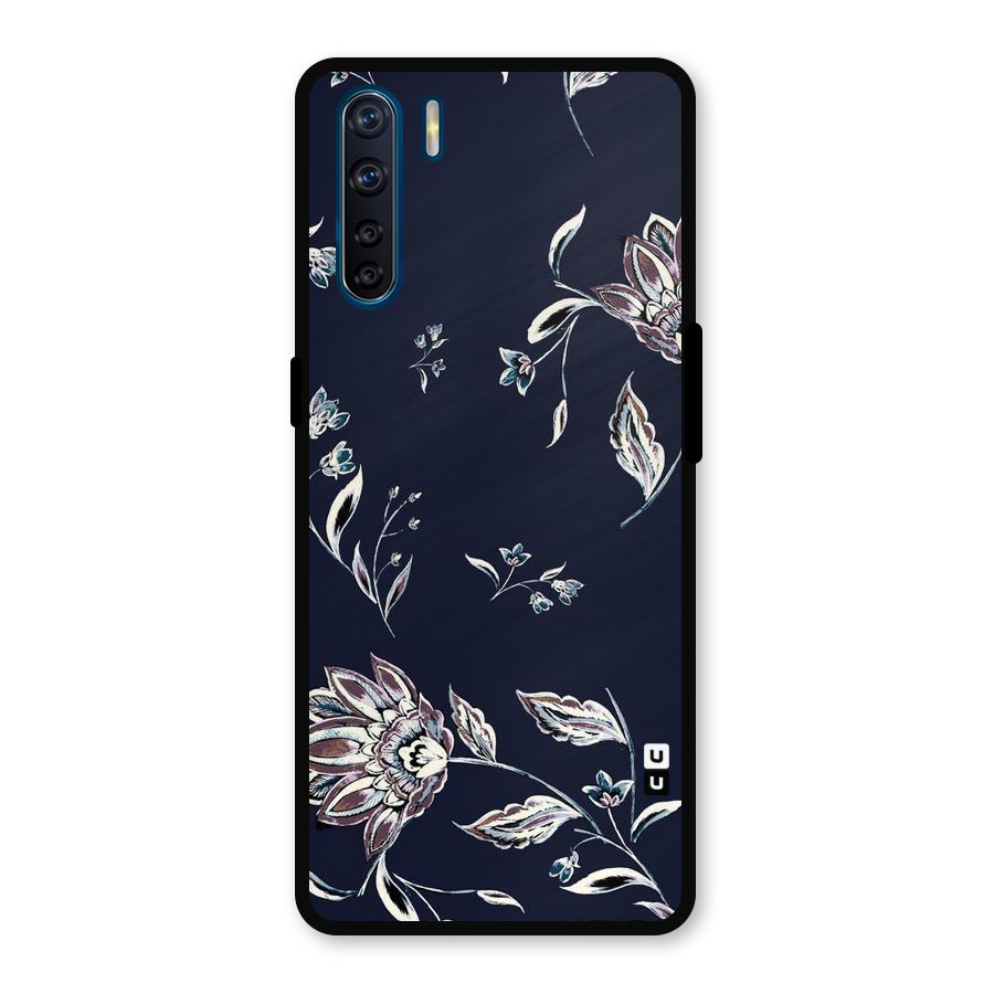 Cute Petals Metal Back Case for Oppo F15