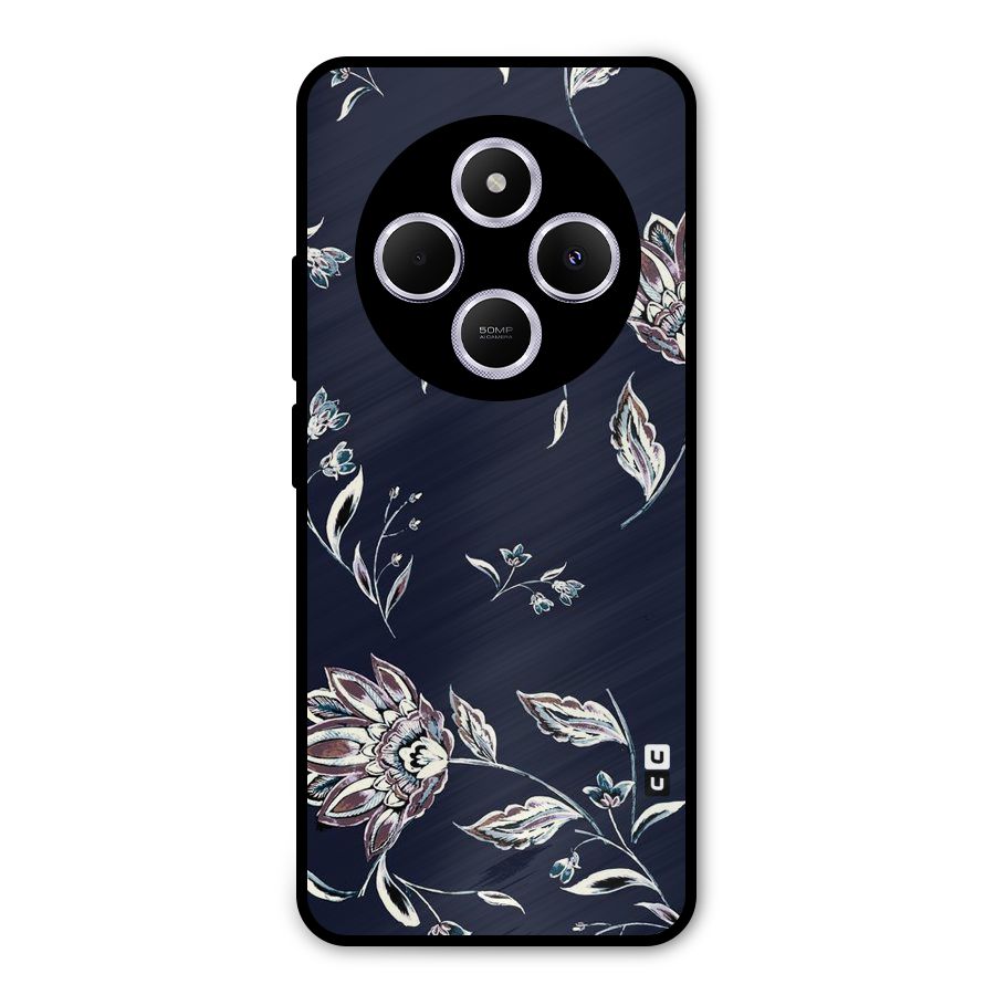 Cute Petals Metal Back Case for Poco C75 5G