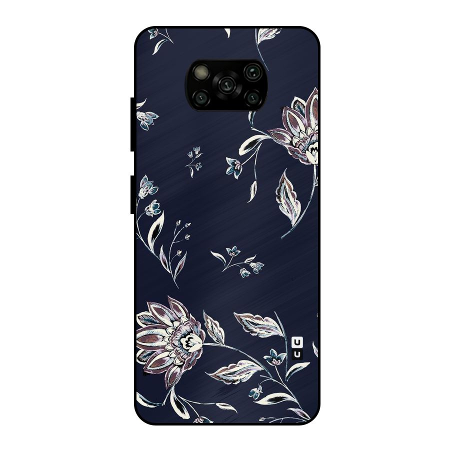 Cute Petals Metal Back Case for Poco X3