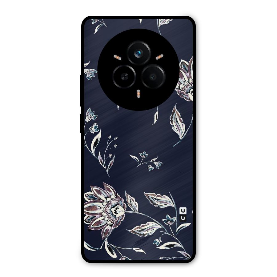 Cute Petals Metal Back Case for Realme 14 Pro