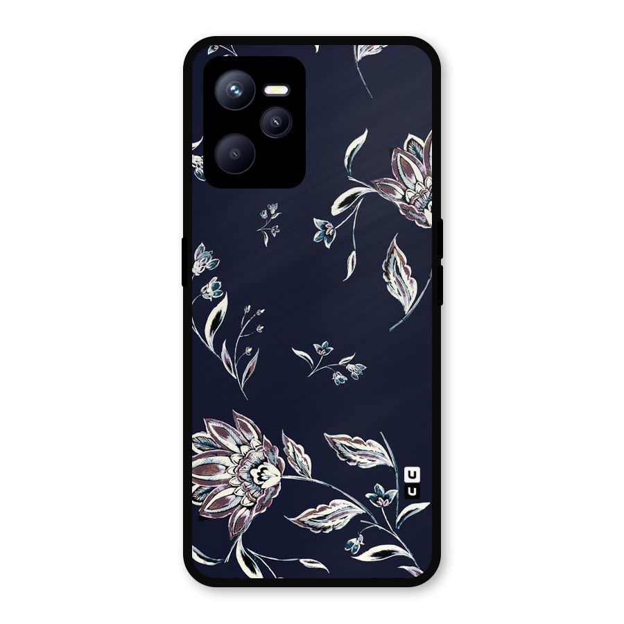 Cute Petals Metal Back Case for Realme C35