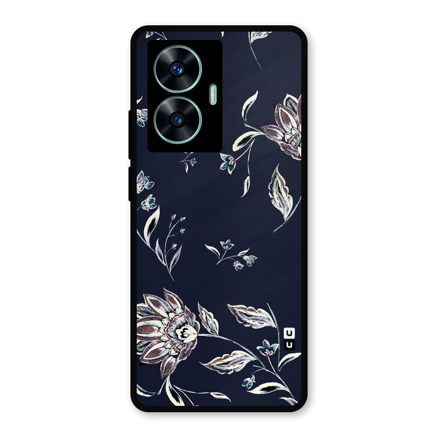 Cute Petals Metal Back Case for Realme Narzo N55
