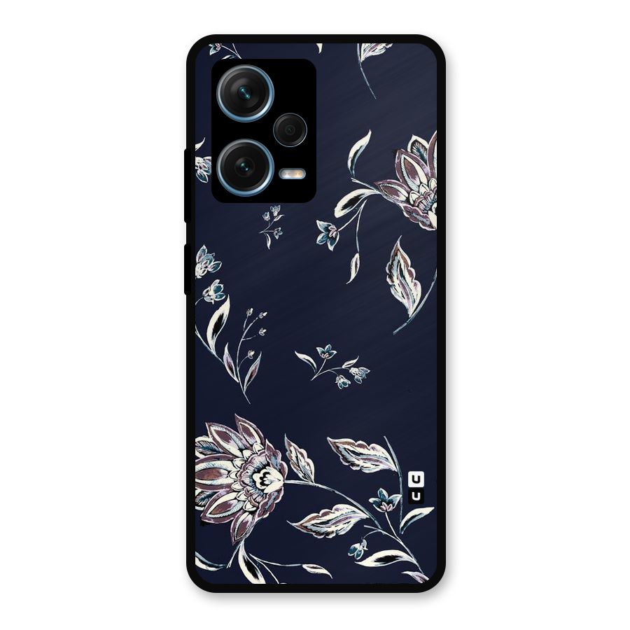 Cute Petals Metal Back Case for Redmi Note 12 Pro Plus 5G